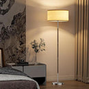 2-Light Floor Lamp, Mid Century Floor Lamp with Beige Lampshade, Standing Lamp Tall Lamp for Living Room Bedroom, 3 Color Temperatures 9W Bulb Include by CozyNest Decor