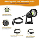 LemonBest Landscape Lights - 5W 110V Outdoor Spotlight - Waterproof IP65-3000K Cool White LED Landscape Lights - 5ft Cable for Yard Garden Patio Driveway House (Include Spike) (4 Pack) by GreenHaven Gardens
