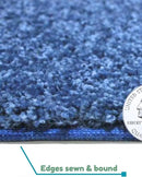 KOECKRITZ Soft and Colorful Kids Classroom Area Rugs (Passes Flammability Pill Test) Many Sizes and Bright Colors to Select from (10' Round, Royal) by CozyNest Decor
