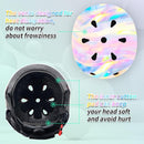Adjustable Kids Bike Helmet with Knee & Elbow Pads Set, Color Gradient Design for Boys and Girls Aged 3-14+, for Skateboarding, Scooter, Roller & Inline Skating, Longboard by TinyTreasures Baby Boutique
