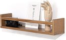 AZSKY Nursery Shelves Light Walnut Floating Book Shelf Organizer for Baby Nursery Décor Wall Book Shelves for Kids Room 24 Inch Wood Wall Ledge Shelves for Bathroom Kitchen Spice Rack a Set of 3 by TinyTreasures Baby Boutique