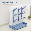 GoMaihe Baby Bottle Drying Rack: Space Saving Vertical Bottle Dryer Holder - Baby Accessories Storage Stand Organize Brushes Pacifiers on Countertop - BPA-Free - Blue by TinyTreasures Baby Boutique