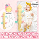 Baby Toys 0-6-12 Months, Musical Stuffed Animal Activity Soft Toys with Multi-Sensory Crinkle,Rattles and Textures,Infant Baby Girl Toys Gifts for Newborn Tummy Time,Dinosaur,Pink by TinyTreasures Baby Boutique