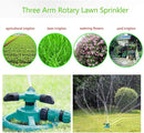 Sprinklers for Yard,Sprinkler,Garden Sprinkler,Water Sprinkler for Lawn,Lawn Sprinkler,Automatic 360 Degree Rotating Lawn Sprinkler, 3 Nozzle Irrigation System by GreenHaven Gardens
