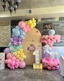Pastel Balloons Arch Garland Kit, 146PCS Pastel Balloons 4 Sizes 18/12/10/5 Inch, Macaron Rainbow Balloon Arch Kit for Unicorn Birthday Baby Shower Wedding Easter Party Decorations by CozyNest Decor