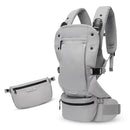 Colugo Baby Carrier - Baby Carrier Newborn to Toddler, Toddler Carrier, Adjustable, Lightweight, Breathable Carrier for Newborn to 33 Pounds (Cool Grey) by TinyTreasures Baby Boutique