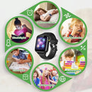 Smart Watch for Kids 4-12 Years Boys Girls,Smartwatch,Aluminum Case with Pink Sport Band,24 Games Camera Voice Music Video Player Recorder,Pedometer Flashlight, Birthday (Black) by TinyTreasures Baby Boutique