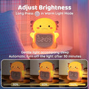 Axolotl Alarm Clock with Night Light for Kids, Rechargeable Silicone Lamp Time to Wake Clock，Cute Animal Tabletop Lamp, Perfect Sleep Companion for Boys Girls by TinyTreasures Baby Boutique