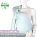 Baby Sling Carrier – Breathable 100% Cotton Wrap for Infant Support, Ring Sling Baby Carrier – Adjustable Muslin Fabric, Light Green Baby Carrier Newborn to Toddler – Soft Chest Hold for Travel by TinyTreasures Baby Boutique