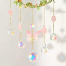 Butterfly Crystal Sun Catcher Hanging Good Luck Charms Suncatcher Room Decor Prism Rainbow Maker for Windows Home Office, Blessed Gift Ideas for Chrismas Thanksgiving Birthday by GreenHaven Gardens