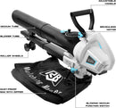 RB 40V 3-in-1 Cordless Vacuum Blower – Powerful Leaf Blower, Mulcher & Vacuum with 4.0Ah Battery & Fast Charger, Adjustable Handle, 12L Bag, 30:1 Mulching Ratio by GreenHaven Gardens