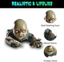 AW Halloween Animated Decoration Crawling Baby Zombie Scary Sound Sensor Activated Ghost Baby Doll Haunted House Flashing Eyes Party Outdoor Decor 2025 by CozyNest Decor