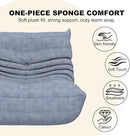Bean Bag Chairs for Adults, Bean Bag Sofa - Adult Size with Soft Waterproof Fabric for Living Room, Apartments, Reading Corner, Gaming, and Movie Venue (Gray) by CozyNest Decor