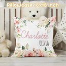 Custom Crib Bedding Set - Highland Cow Design Personalized Name Baby Nursery Bed 3 Pcs Set - Chic Soft Blanket with Dotted Backing, Sheet, Pillowcase for Newborn Girls Boys Gifts Color02 by TinyTreasures Baby Boutique
