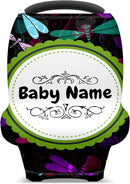 Baby Car Seat Stroller Cover Nursing Cover New Mom Breastfeeding Scarf Soft Stretchy Infant Carrier Cover Car Canopy Coverage by TinyTreasures Baby Boutique