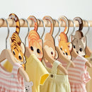 Baby Closet Dividers for Clothes - Set of 8 Unique Animals Design Baby Size Closet Divider Newborn to 24 Months, Babies Wardrobe Closet Organizer Nursery Decor Gender Neutral Kid Clothes Dividers by TinyTreasures Baby Boutique