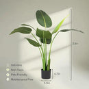 Worth Garden Artificial Bird of Paradise Plant 3.8ft, Faux Tropical Tree for Home and Office Décor, 45in Lifelike Greenery for Indoor and Outdoor Use by CozyNest Decor