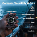 Retro Pirate Telescope 25x30 Spyglass Portable Collapsible Handheld Telescope Zoom Vintage Monocular Classical Collection Compass for Camping Hunting Boating Gift by TinyTreasures Baby Boutique