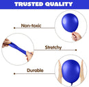 JOYIN 150 Pcs Royal Blue Balloons, Different Sizes 18 12 10 5 Inch Royal Blue Latex Balloon Arch Kit with Instruction for Birthday Party Graduation Wedding Holiday Decoration by TinyTreasures Baby Boutique