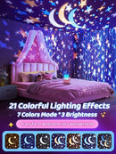 Star Projector for Kids Toys,15 Films Star Lights for Ceiling Projector +15 Sleep Sounds Machine Baby Night Lamp,Remote Timer Cute Pink Nursery Lamp,Exquisite Gifts for Kids Baby Girl Gifts by TinyTreasures Baby Boutique