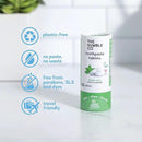 The Humble Co. Mint Toothpaste Tablets, 3 PK – Anticavity Fluoride Toothpaste Tablets with All Natural Ingredients, Dentist Developed Formula - Vegan, SLS Free, Plastic Free (Mint, 180 Count) by CozyNest Decor