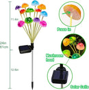 Solar Garden Lights, 2 Pack Solar Mushroom Lights Outdoor, Gifts for Woman Mom Grandmom Mothers Day, Upgraded 24LED Mushroom Flower Light Yard Decor Outside Waterproof for Lawn Front Porch Patio by GreenHaven Gardens