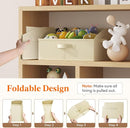 Lifewit Storage Baskets for Shelves, 6 Packs Non-woven Fabric Trapezoid Closet Organizer Bins with Handles, Foldable Clothing Containers Box for Clothes, Toy, Towel, Book, DVD, Hats, Medium-Beige by TinyTreasures Baby Boutique