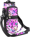 icolor Water Bottle Carrier Bag with Strap 25/32/40 oz Crossbody Bottle Holder with Phone Pocket Sling Sleeve Insulated Neoprene Water Bottle Pouch for Walking Travelling by TinyTreasures Baby Boutique