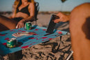 Neso Portable Beach Table with Cup Holders, Cell Phone Pockets, Lightweight for Picnics and Parks (Flamingos) by GreenHaven Gardens