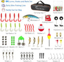 Kids Fishing Pole Kit, 59'' Telescopic Rod and Reel Beginner Combo with Spincast Reel,Tackle Box, Carrier Bag,Fishing Gear for Boys,Girls, Toddler,Youth by TinyTreasures Baby Boutique