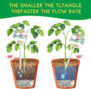 13 oz Up 2 Weeks Large Plant Watering Globes - Self Watering Bulbs for Indoor & Outdoor Plants, Glass Water Globes, Slow Watering for Plants While Away, Self Watering Planter Insert 4 Pack by GreenHaven Gardens