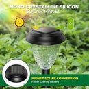Super Bright Solar Lights, Waterproof 10 Pack, Dusk to Dawn Up to 12 Hrs Solar Powered Outdoor Pathway Garden Lights Auto On/Off, LED Landscape Lighting Decorative for Walkway Patio Yard by GreenHaven Gardens