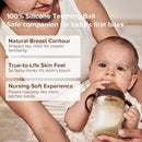 PPSU Natural Breast-Like Bottle with Nipple(3-7 Months),10oz，1pack by TinyTreasures Baby Boutique