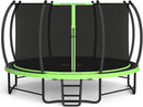 BCAN 8FT 10FT 12FT 14FT 15FT 16FT Recreational Trampoline with Enclosure for Kids Adults, ASTM Approved, Outdoor Trampolines with Ladder for Kids by TinyTreasures Baby Boutique
