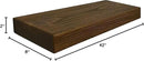 joelsantiques - 18 Inch Wooden Floating Shelves for Wall - 18x8x2 in - Made of Natural Wood - Heavy Duty Rustic Wall Shelves for Bedroom - Perfect for Living Room, Kitchen - Medium Brown by CozyNest Decor