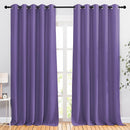 NICETOWN Lilac Purple Curtains 102 inch Length, Grommet Blackout Room Darkening Blackout Window Treatments Sound Reducing for Bedroom/Kids Room, W66 x L102 by TinyTreasures Baby Boutique