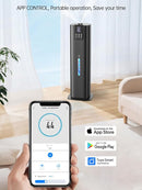8L Smart Humidifiers for Bedroom Large Room, 2.1Gal Cool Mist Top Fill Diffuser Ambient Light, App & Remote Control, 3 Mist Modes, Quiet Humidifier for Home Office Plant (Black) by TinyTreasures Baby Boutique