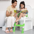 Potty Training Seat with Step Stool Ladder, SKYROKU Potty Training Toilet for Kids Boys Girls Toddlers - Comfortable Safe Potty Seat with Anti-Slip Pads Ladder Green by TinyTreasures Baby Boutique