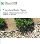 Dreamscape E-Z Edge Aluminum Landscape Edging - 4 Strips, 6ft Each (24ft Total), Black Painted - Professional Quality Landscaping Border, Metal Divider for Lawn, Garden, Flowerbed by GreenHaven Gardens