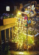 Solar Lights Outdoor Decorative, 39.4'' Metal Solar Watering Can Lights with Bee, Waterproof Garden Stake for Yard Lawn Patio Pathway Landscape, Gardening Gifts for Mom Grandma Women by CozyNest Decor