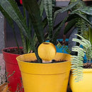 4 Pack Terracotta Watering Spikes, Vacation Self-Watering Planters Devices - Continuous Moisture with Slow Release Watering System - Perfect for Indoor Outdoor Plants (Basketball) by GreenHaven Gardens
