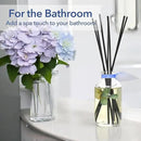 LOVSPA Reed Diffuser Set, English Garden Scented Oil Diffuser with Sticks, Home Fragrance Accessories for Bathroom Shelf Decor, Aroma Diffusers for Home or Office Desk, USA Made by CozyNest Decor