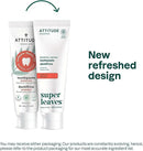 ATTITUDE Fluoride-Free Sensitive Toothpaste, Spearmint Flavor, Vegan & Cruelty-Free, Sugar-Free, Plant & Mineral-Based Ingredients, Clean Oral Care, 4.2 Oz by CozyNest Decor