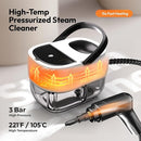 Steam Cleaner for Home, Steam Cleaner 2500w, High Pressure Steamer for Cleaning, 1.6L Water Tank, 3 Level Steam Control, High Heat Handheld Steamer for Kitchen, Bathroom, Upholstery, Car, Furnitur by TinyTreasures Baby Boutique