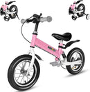 Balance Bike 2 in 1,The Dual Use of a Kids Balance Bike and Kids Bike,12 14 Inches for 2-6 Years Old,with Shock Absorbers, Fenders, Pedals, Auxiliary Wheels by TinyTreasures Baby Boutique