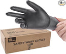 LANON 18 Pairs Safety Work Gloves, Mechanic Working Gloves for Men,Breathable PU Coated, Seamless Knit,Double Wash, Grey, X-Large by GreenHaven Gardens