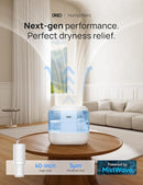 Dreo Humidifiers for Bedroom, Top Fill 4L Smart Cool Mist Humidifier with Oil Diffuser, Cartridge, Nightlight, 36H Runtime, Quiet Ultrasonic Humidifiers for Home, Baby Nursery, Plants, Office, HM311S by TinyTreasures Baby Boutique