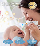 Nasal Aspirator for Baby Electric Nose Cleaner and Booger Sucker with LED Light and Music, Gentle Suction for Stuffy Nose, 5 Levels, USB-C Rechargeable, BPA-Free Silicone Tips, Easy to Clean by TinyTreasures Baby Boutique