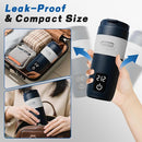 Portable Bottle Warmer for Travel, 13.5oz Personal Bottle Warmer with 4 Temperature Settings, Leak-Proof Design Small Bottle Warmer for Water, 110V-120V Plug in by TinyTreasures Baby Boutique