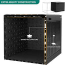 YITAHOME 90 Gallon Double-Wall Deck Box with Side Handles, Outdoor Large Storage for Patio Furniture Cushions, Garden Pool Accessories, Water Resistant & Lockable by CozyNest Decor